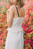 BIRKIN DOTTY MAXI DRESS (WHITE)