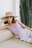 LEXI BUCKLE BASIC TOP (LILAC)