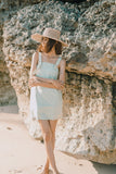 AKILA BUCKLE BASIC DRESS (APPLE GREEN)
