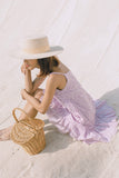 KEIR TOGA EYELET DRESS (LILAC)