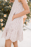 KEIR TOGA EYELET DRESS (BLUSH)*Last Few*