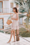 KEIR TOGA EYELET DRESS (BLUSH)*Last Few*