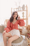 ELIYA 2 WAY BOW TIE TOP (RUST)