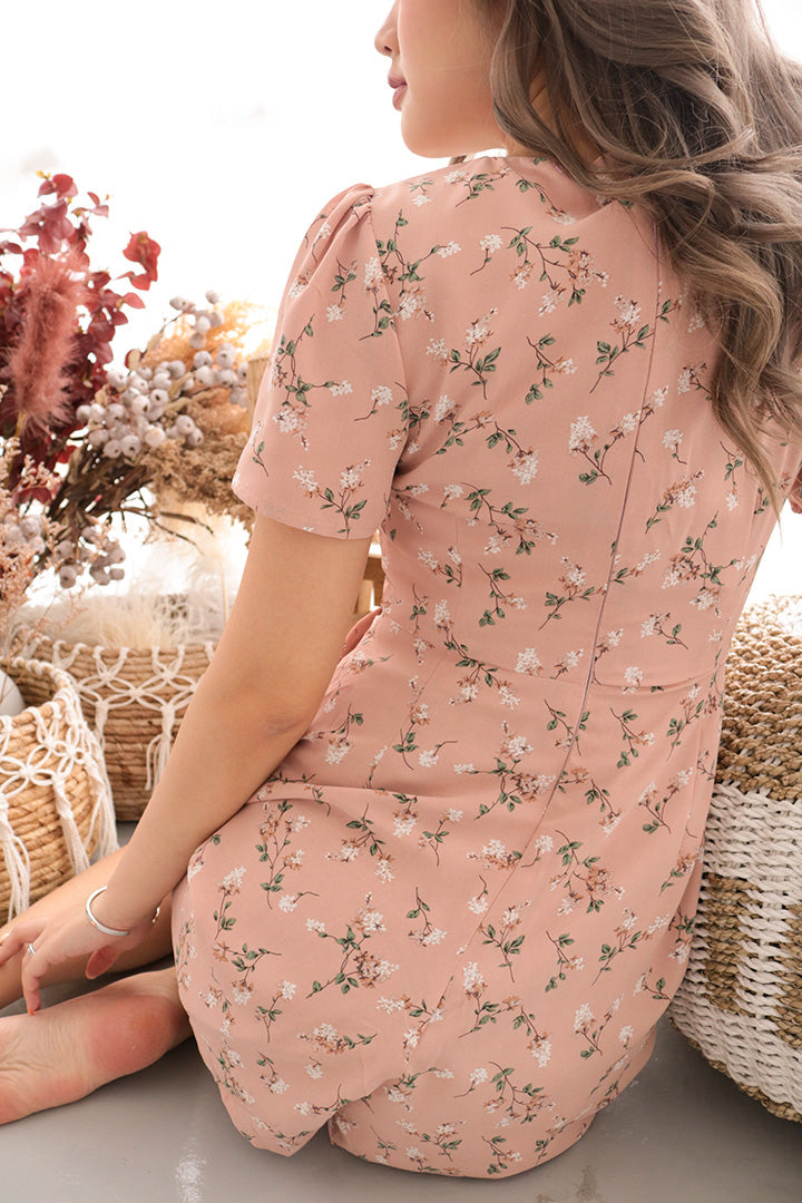 GYPSY FLORA PLAYSUIT (BLUSH)