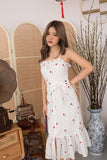 MYSTIC EMBROIDERED MAXI DRESS (RED)