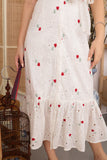 MYSTIC EMBROIDERED MAXI DRESS (RED)