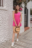 CHEVVY BASIC PLAYSUIT (BARBIE PINK)