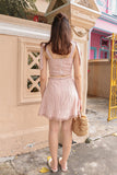 KIA EYELET SWING SKIRT (BLUSH)