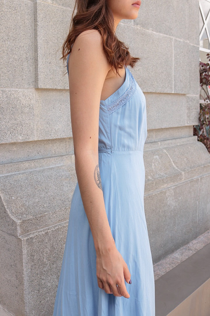 GHIA LACE WRAP AROUND MAXI (ROYAL BL) *Last Few*