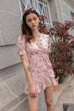 DARLING RUFFLES MINI DRESS (BLUSH)