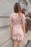 DARLING RUFFLES MINI DRESS (BLUSH)