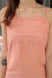MERCI EMBROIDERED DRESS (BLUSH)