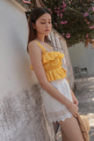 SUGAR LACE EYELET TOP (SUN)