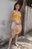 SUGAR LACE EYELET TOP (SUN)